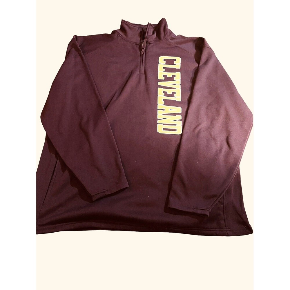 Badger Cleveland Guardians lightweight pullover jacket 1/4 zip